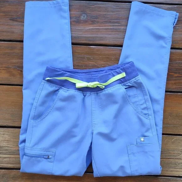 FIGS Yola Yoga Scrub Pants Lavendar W22SW2023 Healthcare/Medical  Women Size XXS - Picture 4 of 12